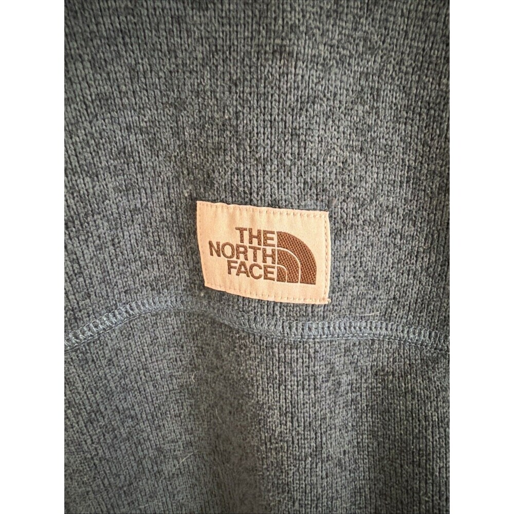 Men’s North Face Half-Zip Pullover Size M Blue - Picture 2 of 6